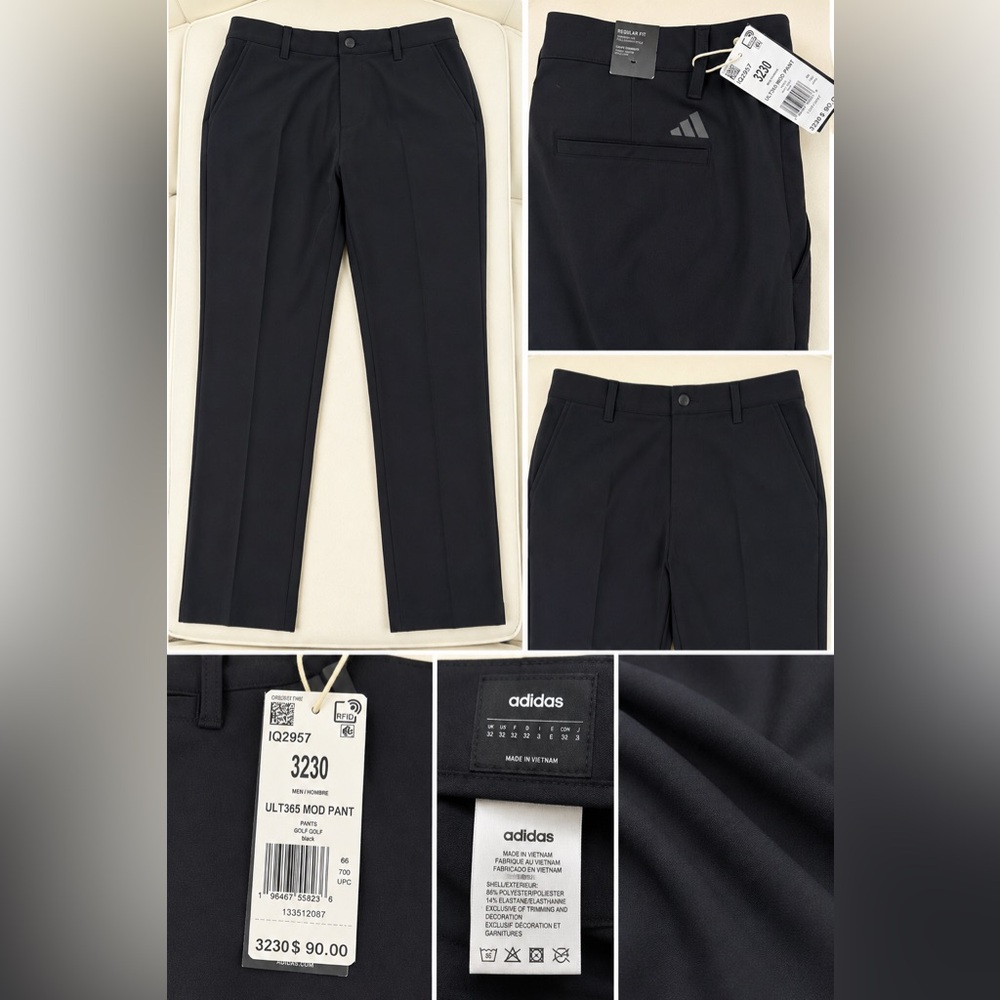 Adidas Ultimate365 Men’s Golf Pants NWT Black 32x30